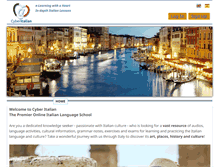 Tablet Screenshot of cyberitalian.com